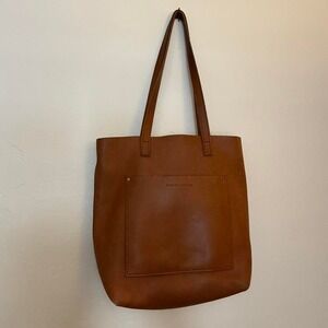 Portland Leather Handmade Brown Leather Tote | Minimal Carryall